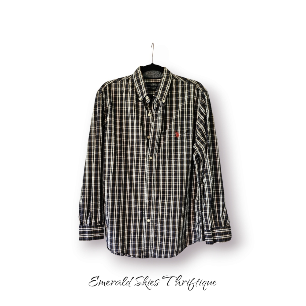 US polo assn button‎ down shirt